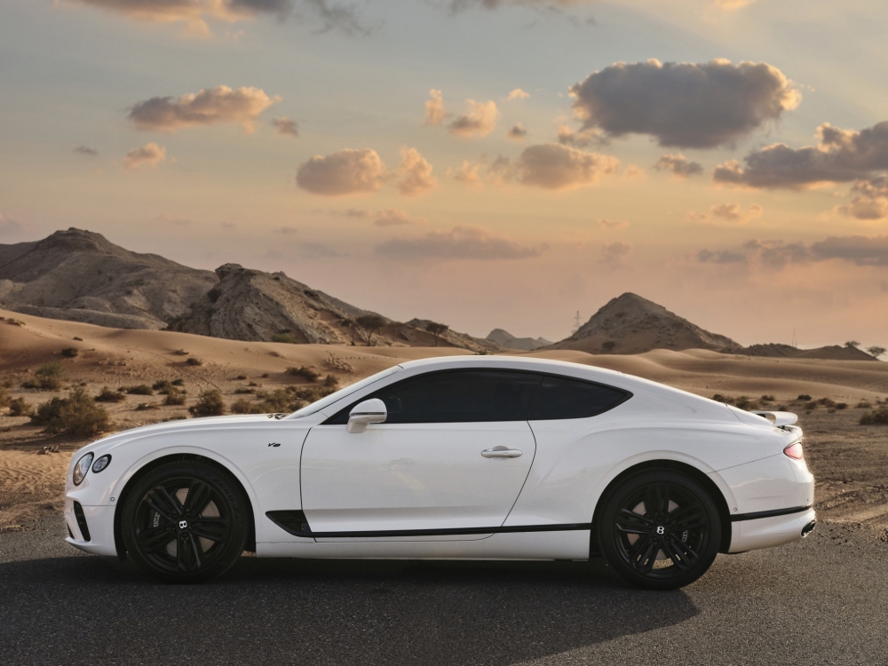Weiß Bentley Continental GT 2020